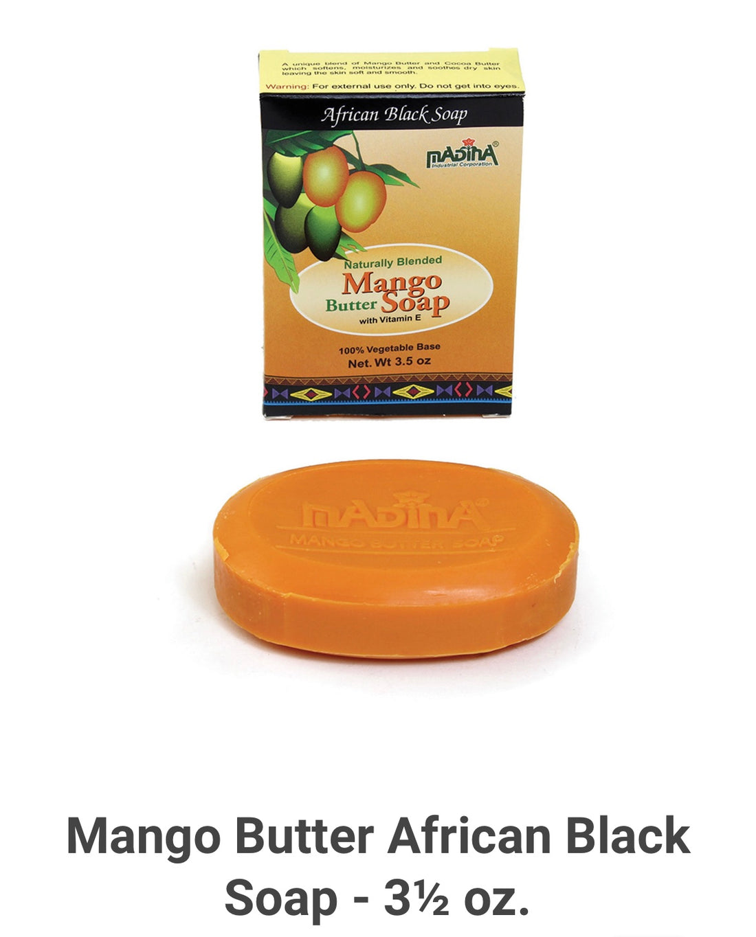 Madina soap(Mango butter soap 3.5is by Madina)
