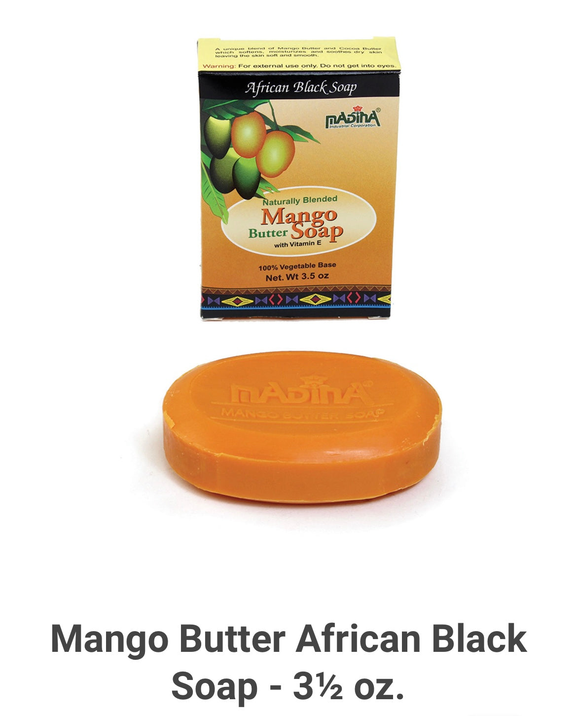 Madina soap(Mango butter soap 3.5is by Madina)