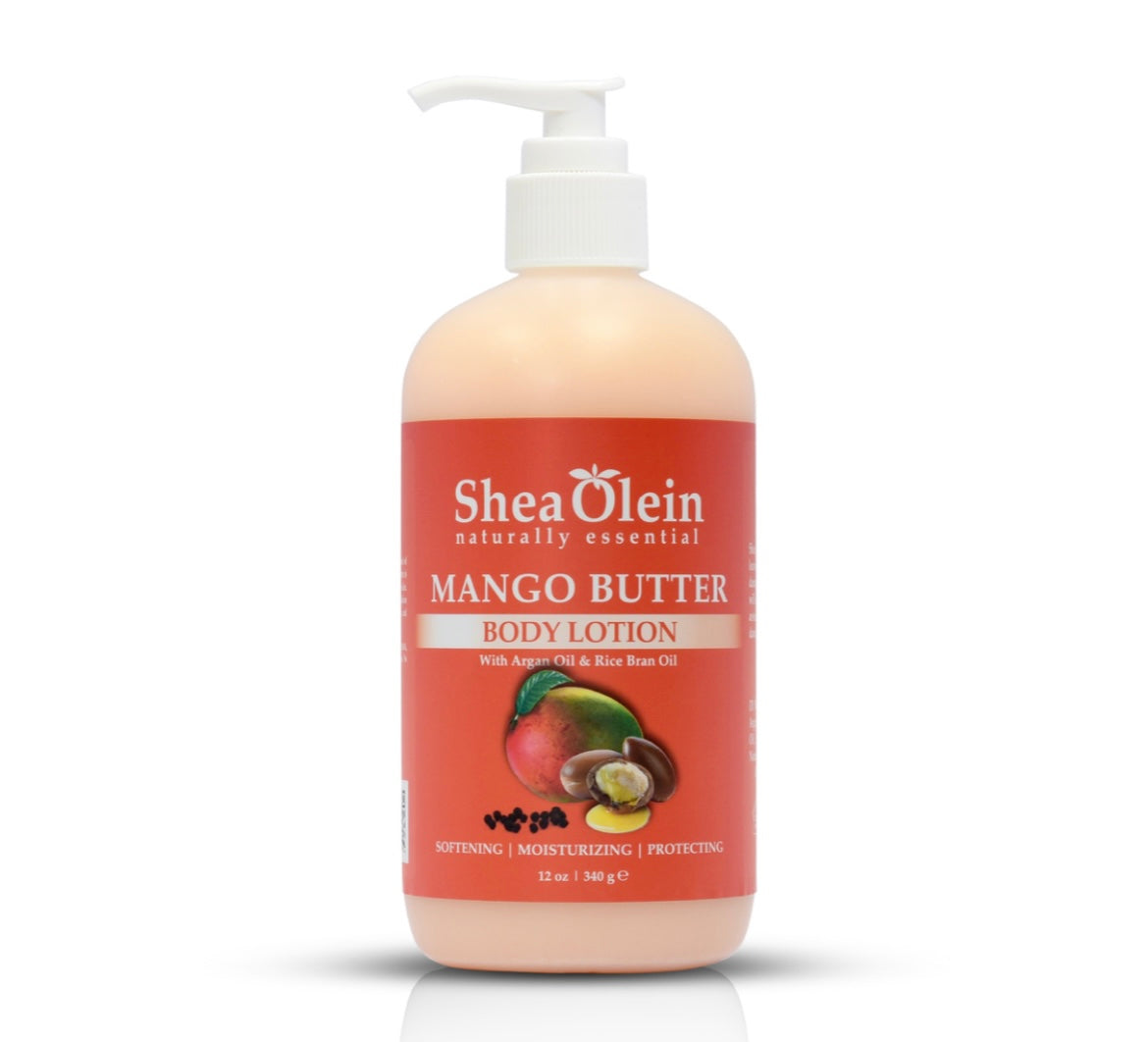 Lotion Shea olein(Mango butter body lotion by olein Shea 12oz)
