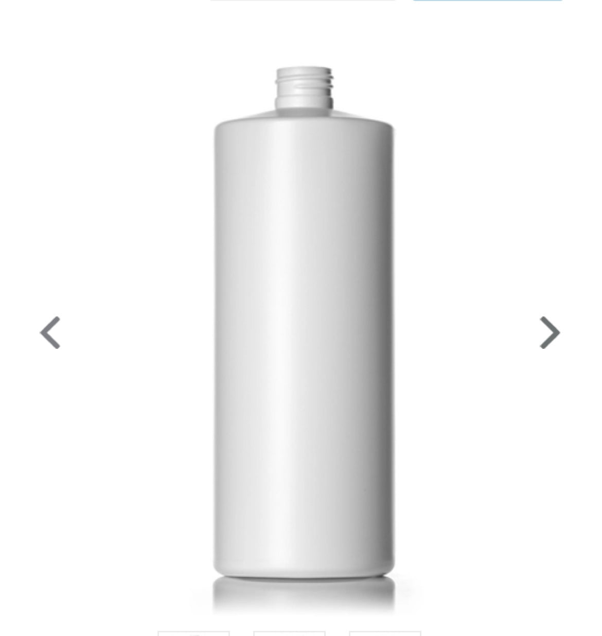 Bottles(32oz Plastic bottle with white cap)