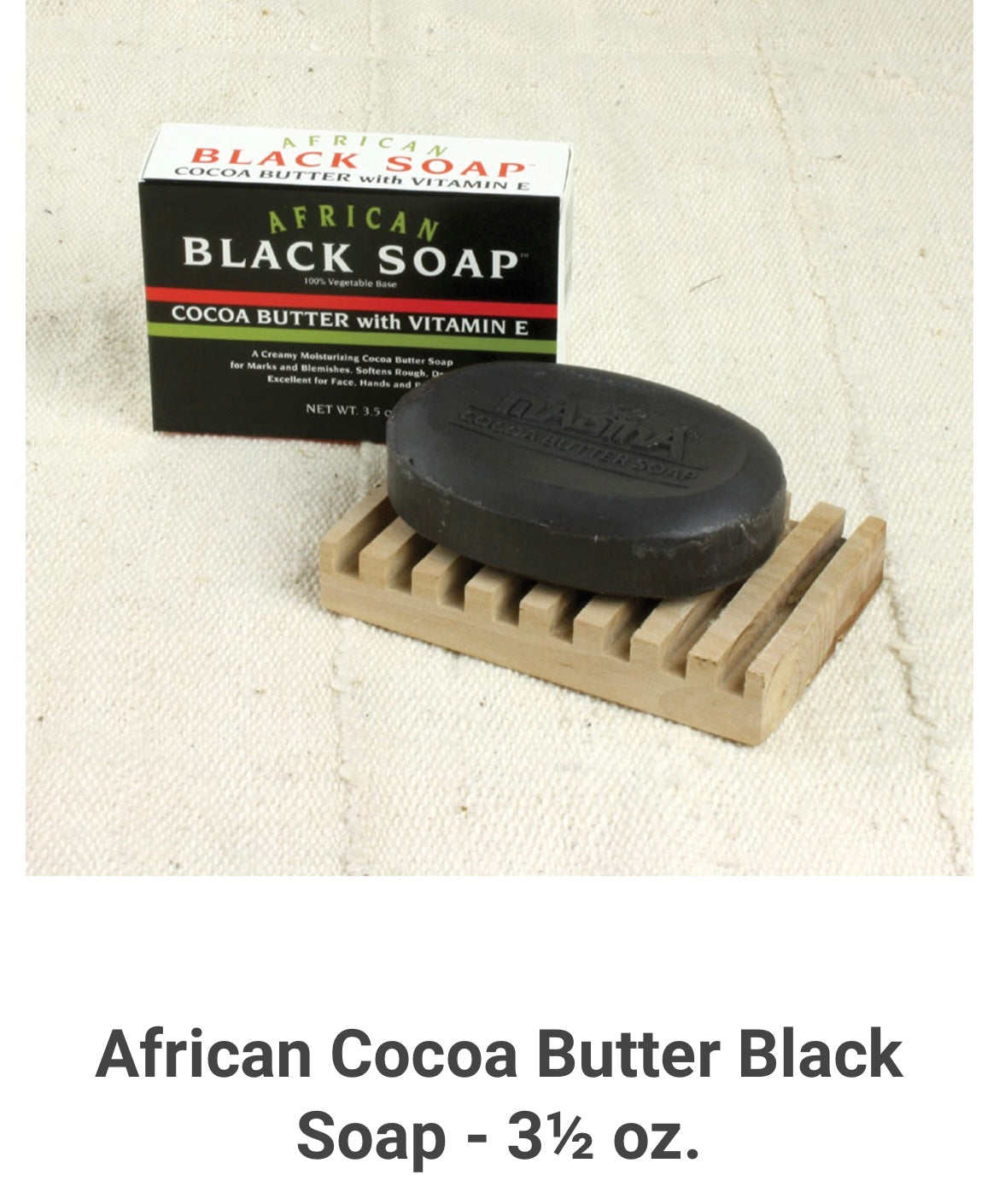 Madina soap(African black soap 3.5oz by madina)