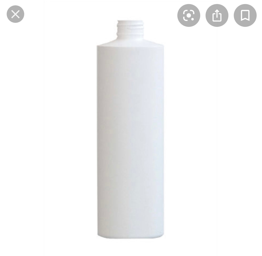 Bottles(16oz plastic bottle with white cap)