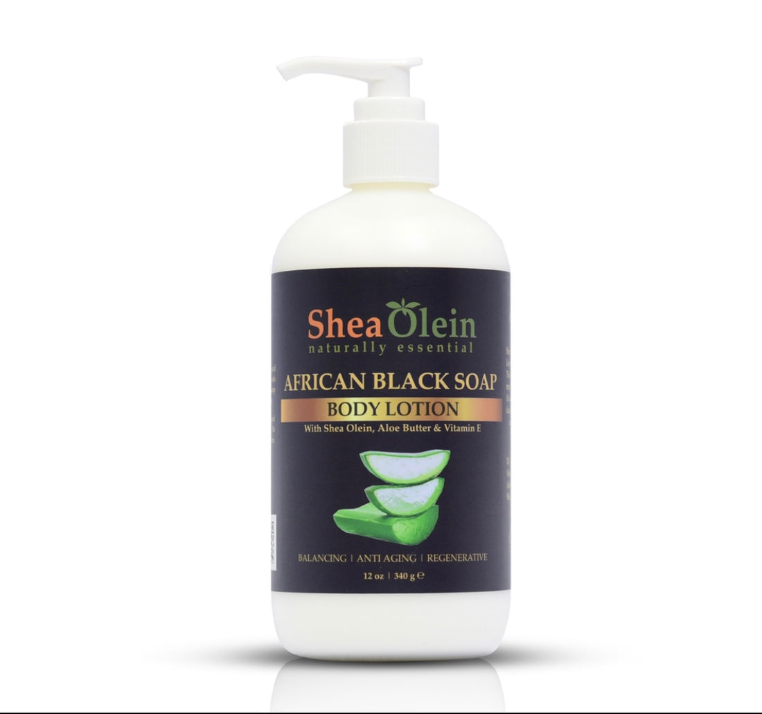 Lotion Shea olein(African black soap body lotion by Shea olein 12oz)