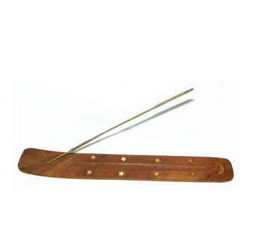 Incense holder wooden scale shape