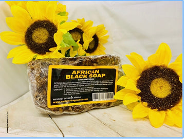Body Soap (African Black soap Raw 100% Natural 1lb Bar soap)