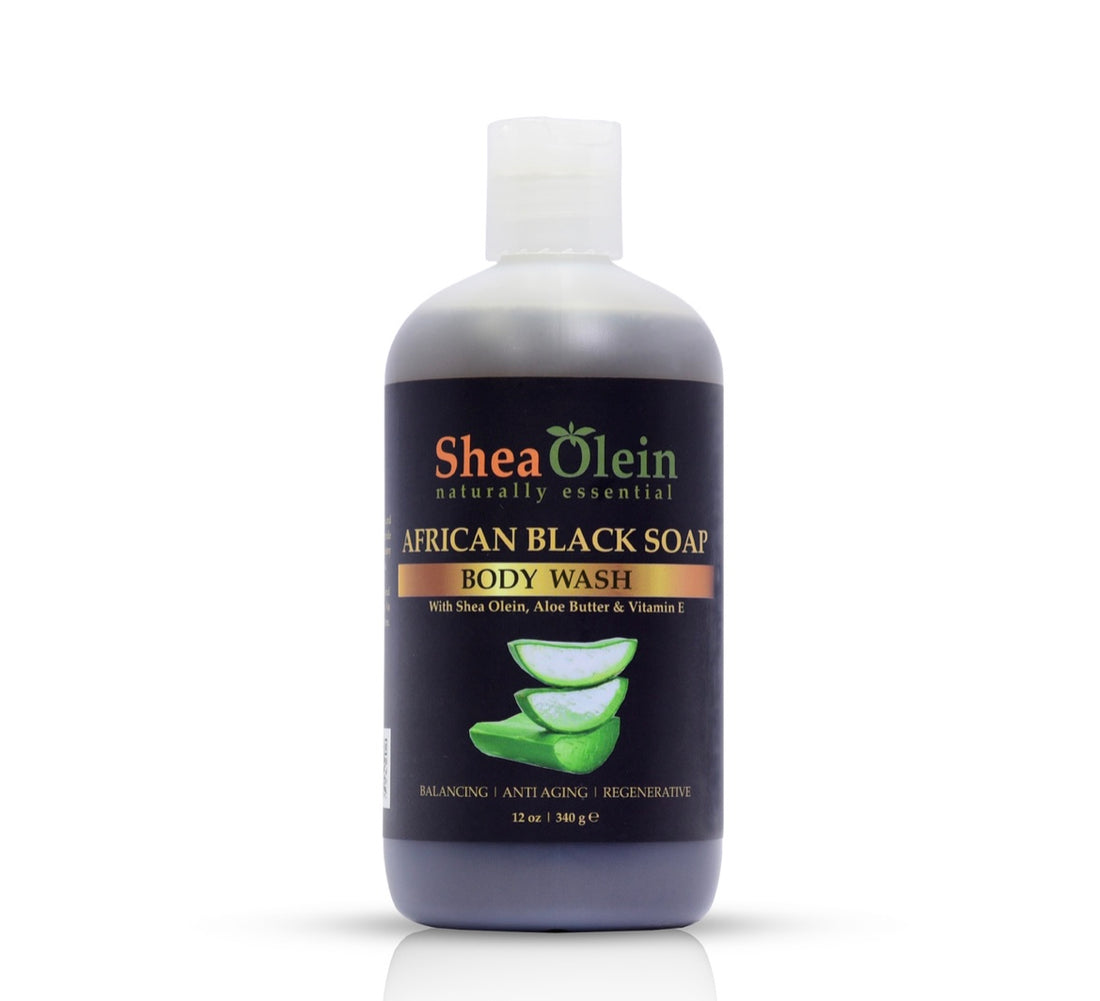 Body wash(African black soap body wash by Shea olein 12oz)