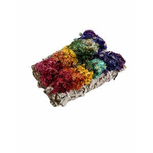 7 chakra sage, cleansing sticks 4" inches