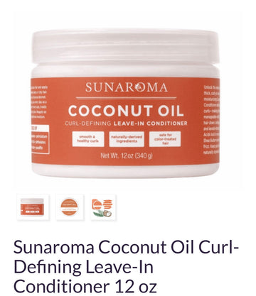 Hair solution(Sunaroma coconut oil leave in conditioner 12oz)