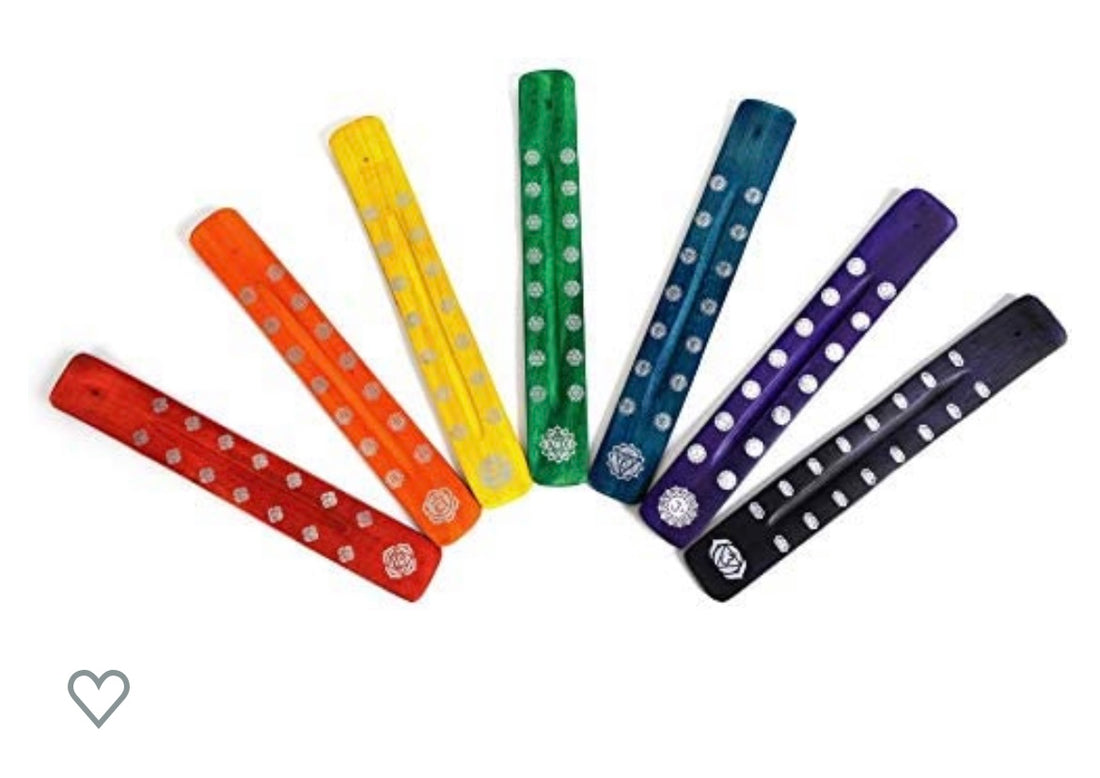 7 chakra incense holder scale shape