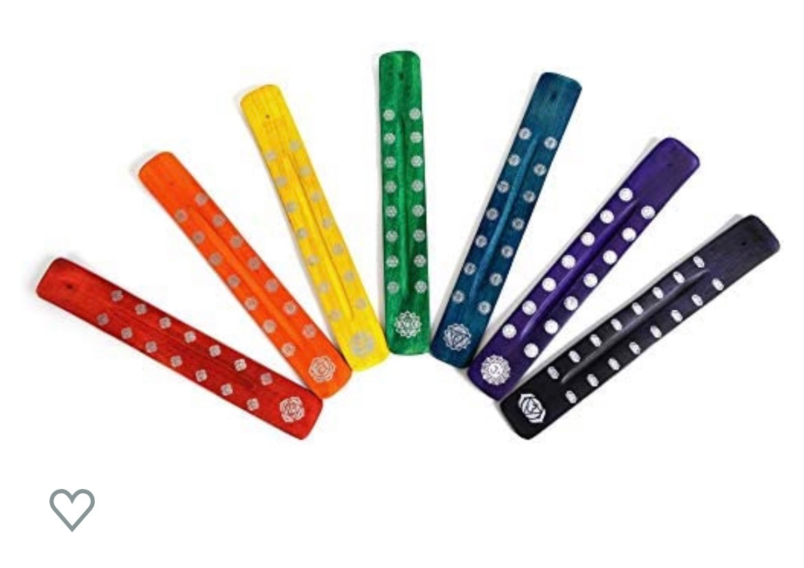 7 chakra incense holder scale shape