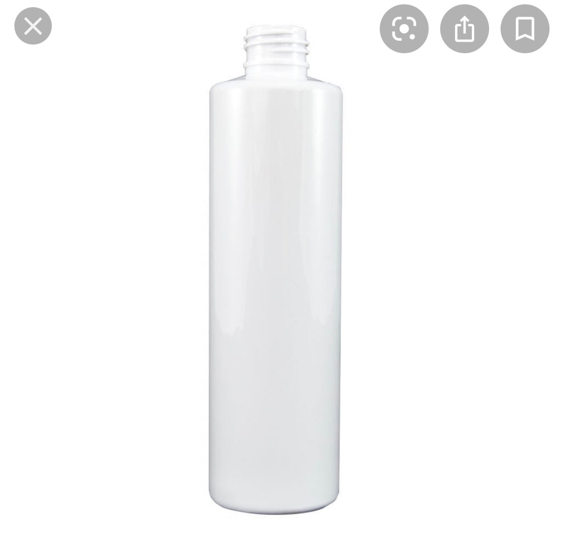 Bottles(8oz plastic bottle with white cap)