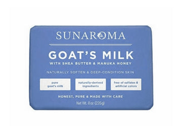 Soap(Goat’s milk nourishing body bar soap by sunaroma 8oz)